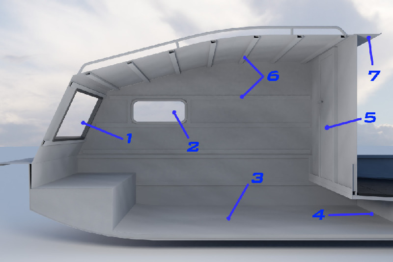 Karpfenboot SilverCarp Hardtop Sereinausstattung
